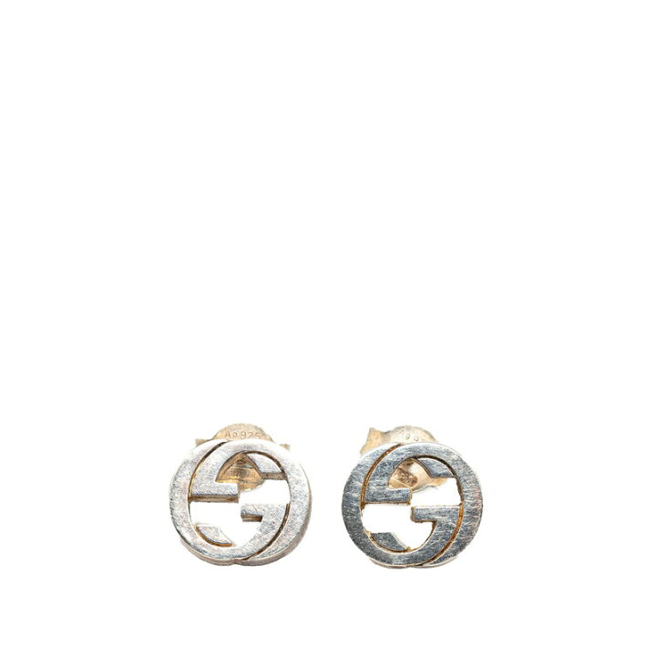 楽天市場】グッチ インターロッキングG ピアス 356289 SV925 シルバー 
