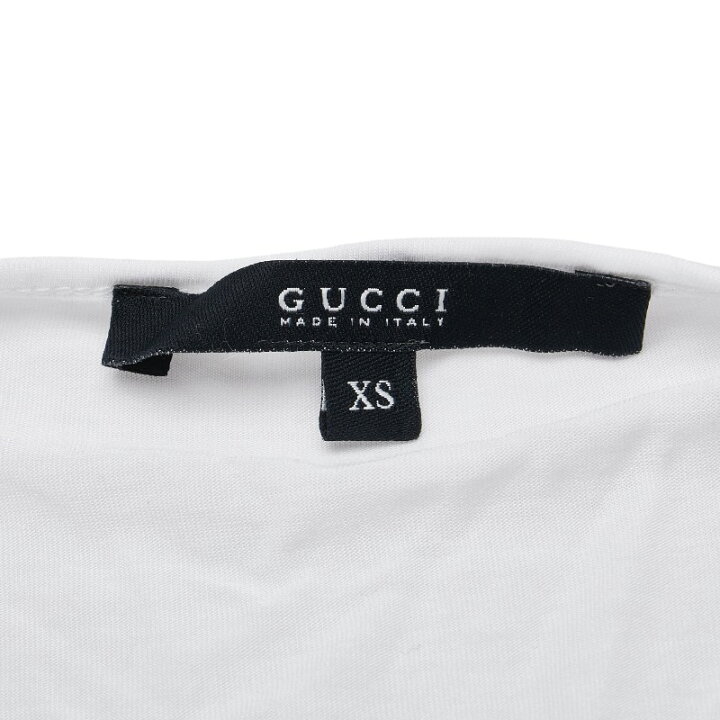 楽天市場】グッチ リボン モチーフ 長袖カットソー ロンT XS ホワイト  