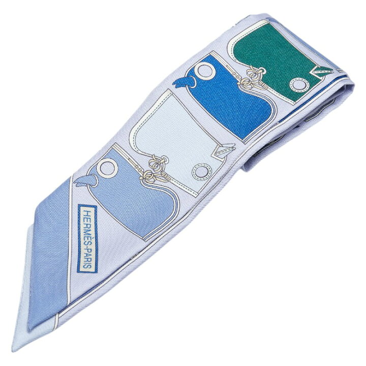 楽天市場】エルメス ツイリー カマイユ スカーフ ブルー グリーン  