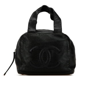 シャネル(CHANEL) キャビアスキン(Caviarskin) 中古 ボストンバッグ 