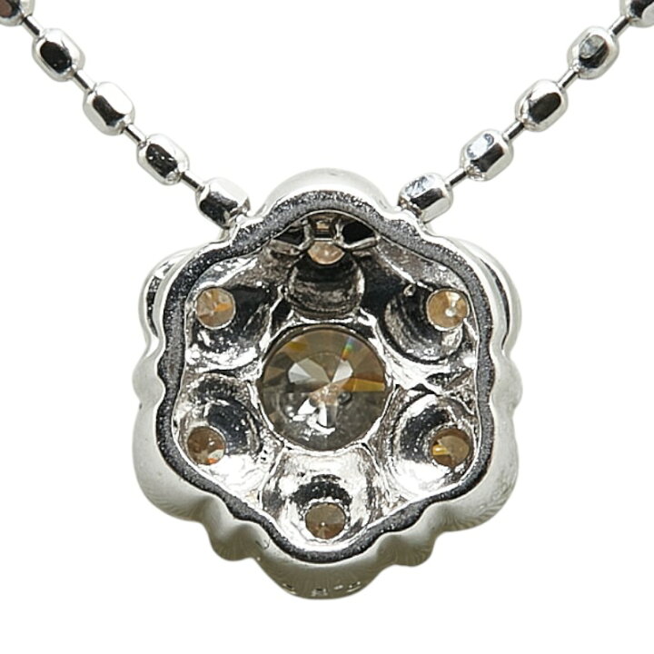 楽天市場】K18WG ホワイトゴールド ダイヤ0.50ct 花 フラワー モチーフ  