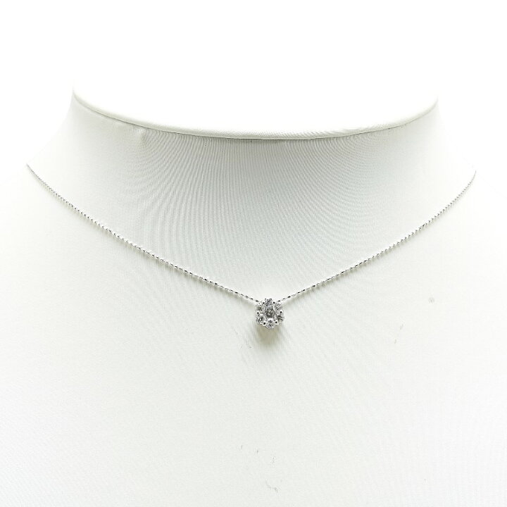 楽天市場】K18WG ホワイトゴールド ダイヤ0.50ct 花 フラワー モチーフ  