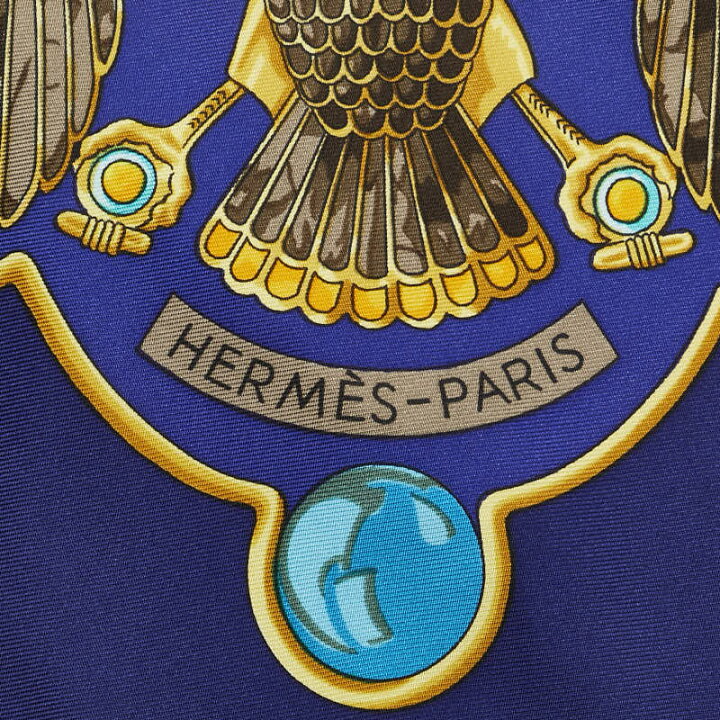 楽天市場】エルメス カレ90 Caty 古代エジプト スカラベ柄 スカーフ  