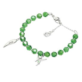 スワロフスキー Tinker Bell Friends Hope ティンカー ベル ブレスレット グリーン クリスタル レディース SWAROVSKI 【中古】