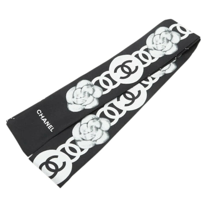 楽天市場】シャネル ツイリー ココマーク カメリア スカーフ ブラック  