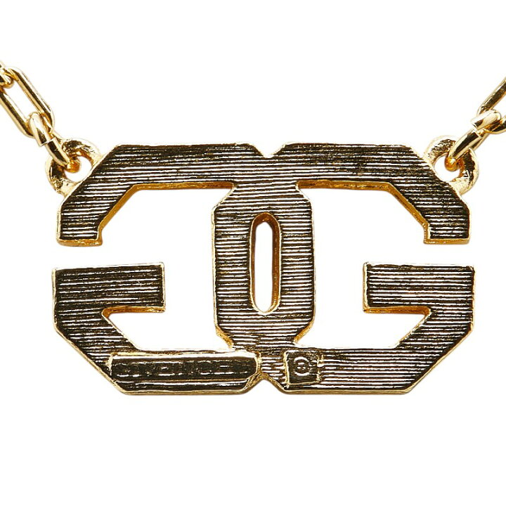 VINTAGE GIVENCHY ジバンシィ Gロゴ チェーンネックレス USED 