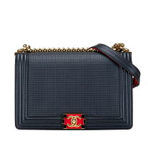楽天市場】CHANEL ボーイ シャネル（カラーネイビー）（レディース  
