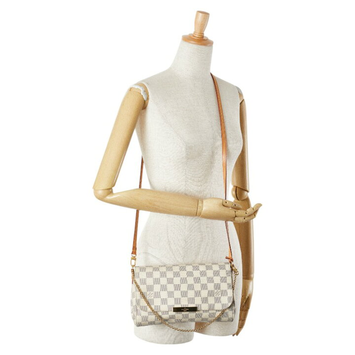 楽天市場】ルイ ヴィトン ダミエ アズール フェイボリットMM チェーン  