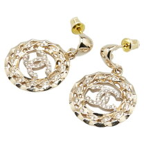 楽天市場】(シャネル)chanel ラインストーン ピアスの通販