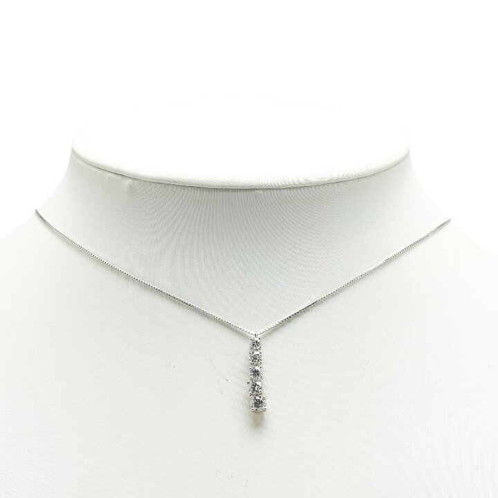 楽天市場】Pt900 プラチナ Pt850 プラチナ ダイヤ1.00ct 5連  