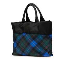 楽天市場】prada ナイロン チェック トートの通販 