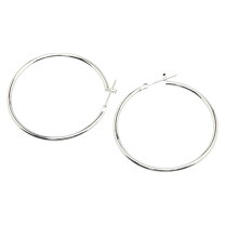 楽天市場】プラチナ フープ ピアス 中古（レディースジュエリー  