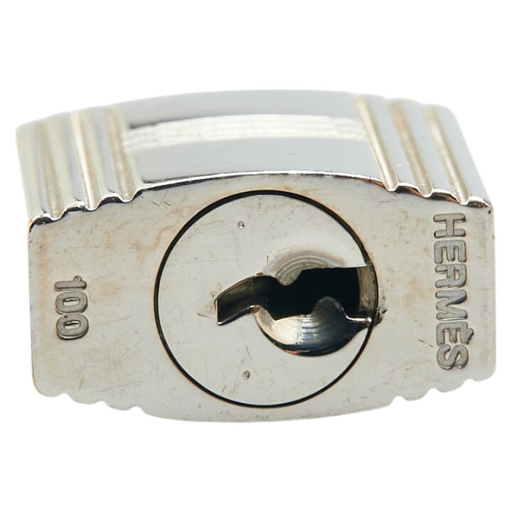 楽天市場】エルメス カデナ 南京錠 キー セット シルバー メタル  