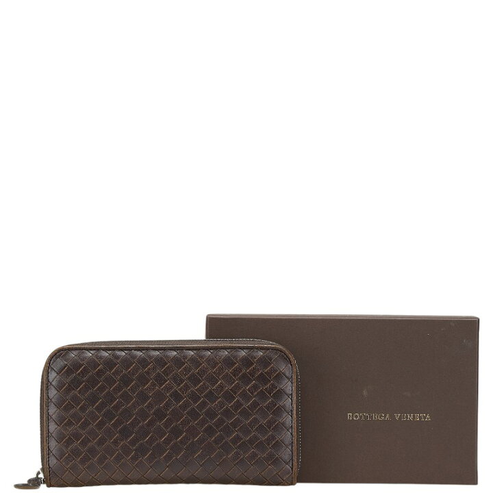 楽天市場】ボッテガヴェネタ イントレチャート ラウンドファスナー 長  