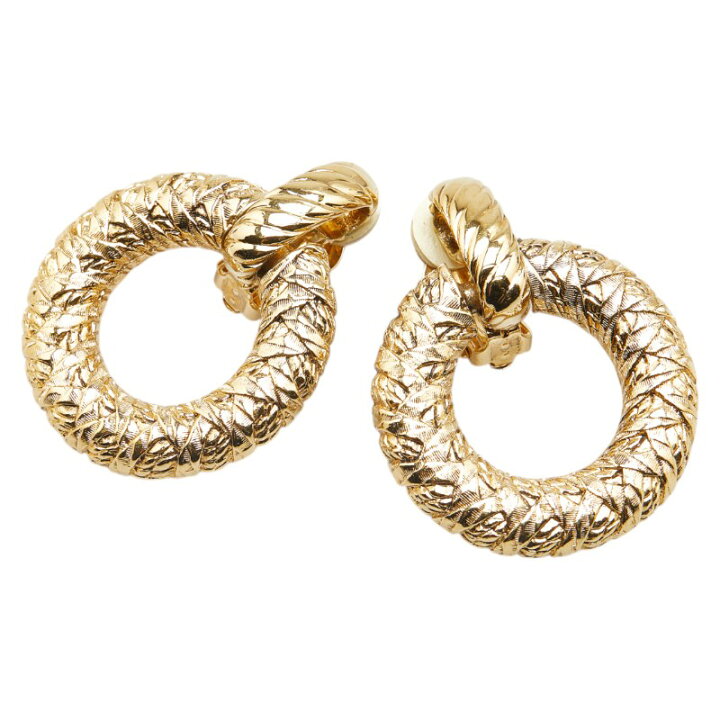 楽天市場】イヴ サンローラン サークル イヤリング ゴールド メッキ  