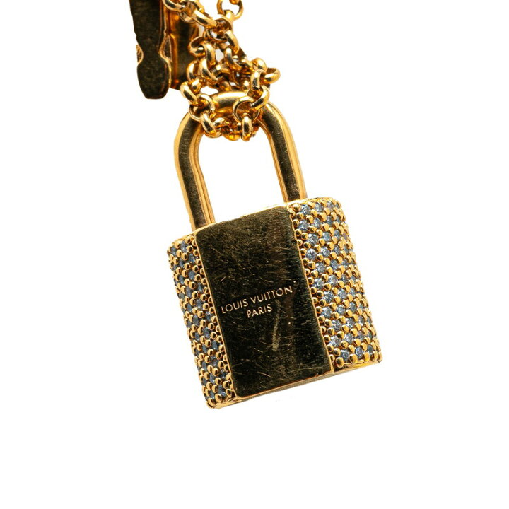 楽天市場】ルイ ヴィトン LV パドロック ペンダントネックレス M01593 