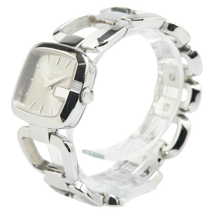 294【美品】GUCCI レディース 時計 125.5 Gコレクション スクエア 楽天  