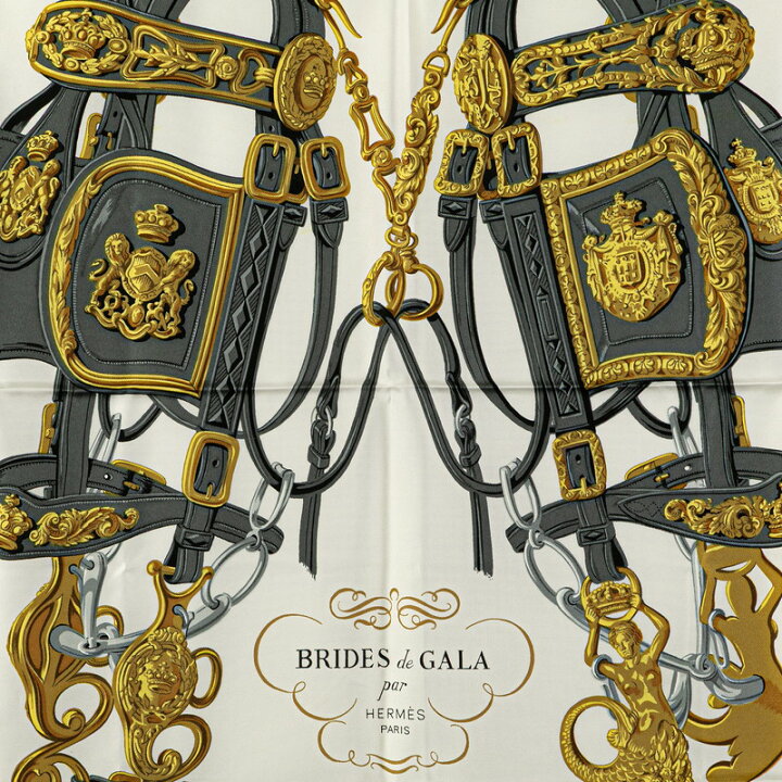 楽天市場】エルメス カレ90 BRIDES de GALA 式典用馬勒 スカーフ  