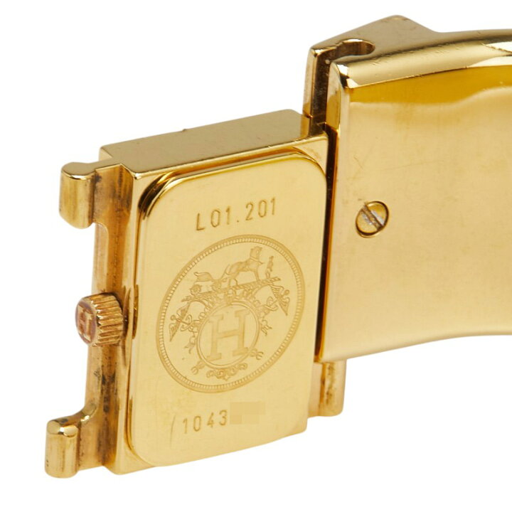 楽天市場】エルメス ロケ 腕時計 バングルウォッチ LO1.201 クオーツ  