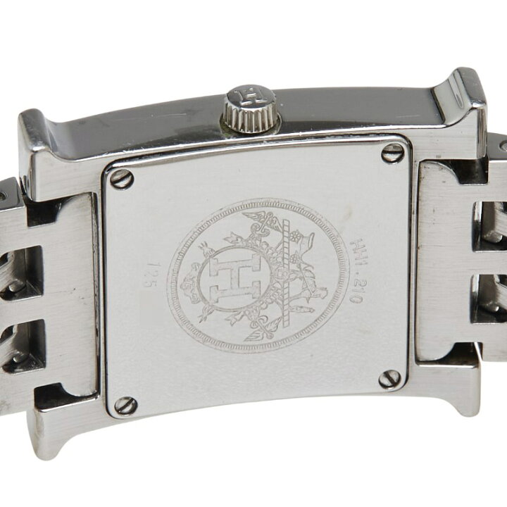 楽天市場】エルメス Hウォッチ 腕時計 HH1.210 クオーツ ブラック文字  