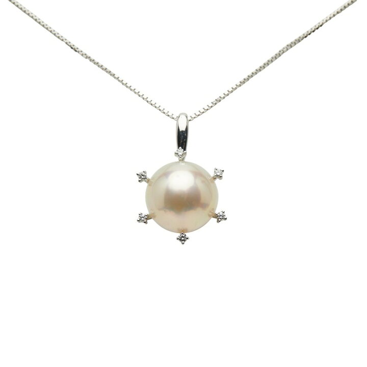 新品仕上げ済】TASAKI ホワイトゴールドマベパールダイヤモンド 