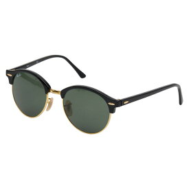 レイバン クラブラウンド サングラス RB4246 901 ブラック プラスチック メンズ Ray-Ban 【中古】