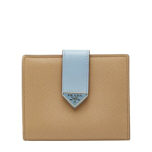プラダ(PRADA) サフィアーノ(SAFFIANO) 中古 レディース二つ折り財布 