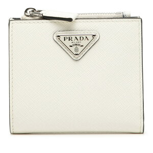 プラダ(PRADA) サフィアーノ(SAFFIANO) 中古 レディース二つ折り財布 