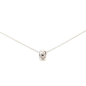 シャネル ココクラッシュ マトラッセ ネックレス K18WG ホワイトゴールド レディース CHANEL 【中古】