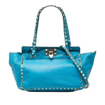 楽天市場】valentino ロックスタッズ（カラーブルー）（バッグ・小物 
