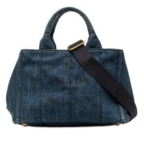 楽天市場】PRADA プラダ カナパ（素材（生地・毛糸）デニム）（バッグ 