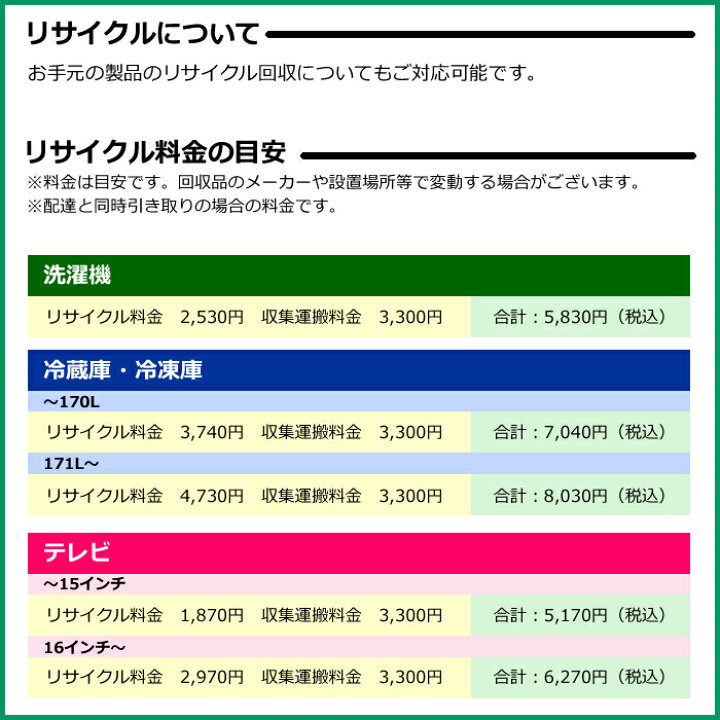 楽天市場】【京都市近隣地域限定】冷蔵庫搬入設置「199L以下 