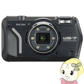 リコー 防水コンパクトデジタルカメラ RICOH WG-7 [ブラック] WG-7-BK 水中撮影 Webカメラ機能 動画撮影【KK9N0D18P】