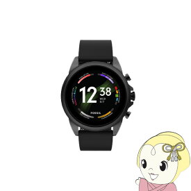 フォッシル FOSSIL 腕時計 スマートウォッチ GENERATION6 ブラックシリコン FTW4061【KK9N0D18P】