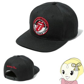 【あす楽】【在庫処分】バックスピン キャップ ローリングストーンズ The Rolling Stones LOGO PATCH CAP ブラック BA02W902【KK9N0D18P】