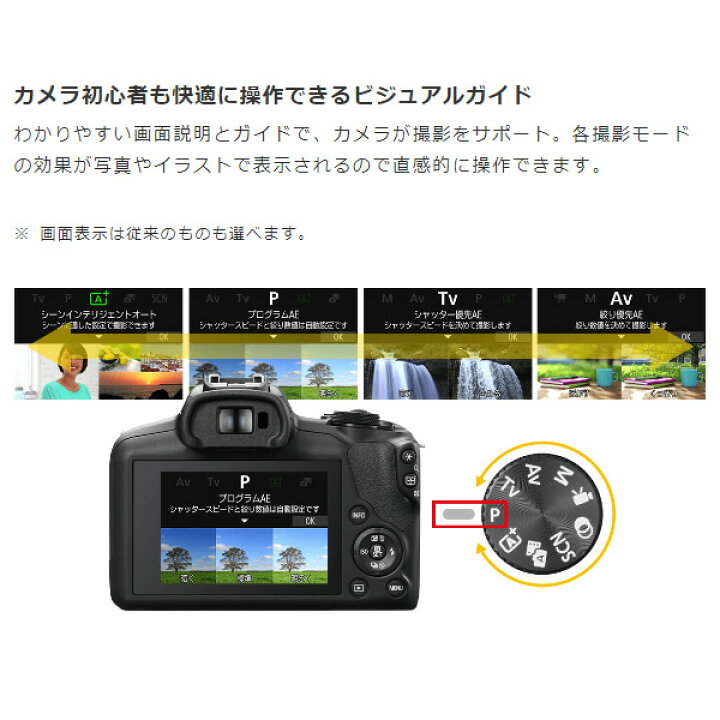 楽天市場】ミラーレス一眼カメラ Canon キヤノン EOS R100 RF-S18-45