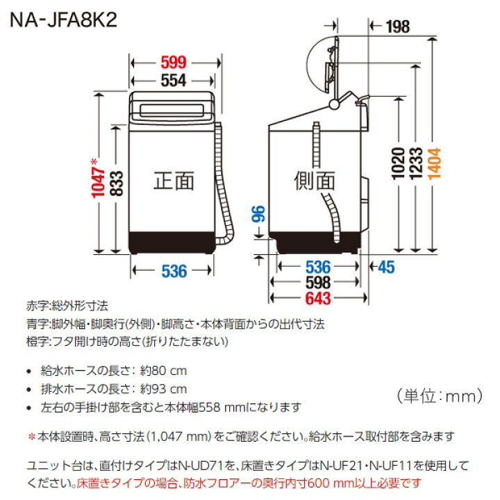 楽天市場】洗濯機 縦型 パナソニック インバーター全自動洗濯機 8kg 