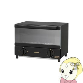 アイリスオーヤマ スチームオーブントースター 2枚焼き ブラック 1000W KSOT-011-B【KK9N0D18P】