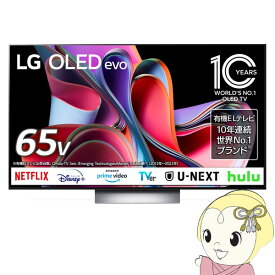 液晶テレビ【設置込】 4K有機ELテレビ 65V型 LGエレクトロニクス OLED G3シリーズ OLED65G3PJA【KK9N0D18P】