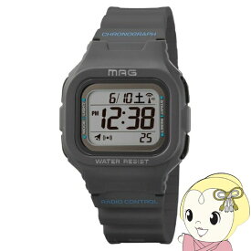 腕時計 MAG マグ ノア精密 デジタル 電波 ソーラー 防水 ウエーブフォース グレー MW-550GY【KK9N0D18P】