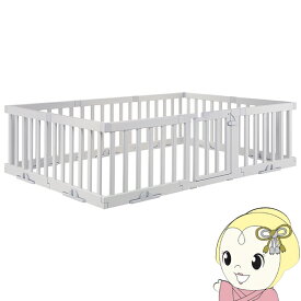 【12/10は期間限定クーポン発行】【在庫あり】リッチェル パーテーションにも使えるベビーサークル 10枚セット ドア付 ライトグレー ゲート プレイヤード 赤ちゃん 柵 Richell 【KK9N0D18P】