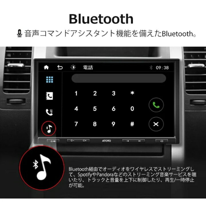 楽天市場】ATOTO カーナビ F7G110XE-A 10インチ フローディング型 カー 