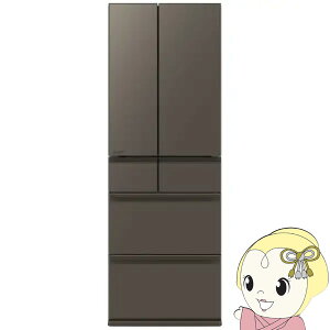 �①�Ɂy�ݒu���z�O�H�d�@ WZ�V���[�Y ��65cm 547L 6�h�A �ω��J���^�C�v �O�����h�A���o�[�O���[ MR-WZ55N-H�yKK9N0D18P�z