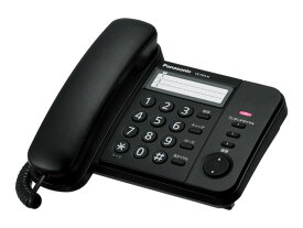 【あす楽】VE-F04-K パナソニック 電話機 デザインテレホン ブラック シンプル 子機なし 新生活 新生活応援【KK9N0D18P】
