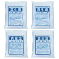 【送料無料】にがりの凝固作用を除去した　真生塩　1Kg　4個セット