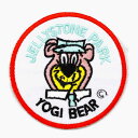 ワッペン アイロン jellystone park YOGI BEAR キャラクター 70年代 アップリケ わっぺん アイロンで簡単貼り付け