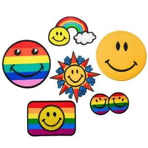 お得なワッペン6点セット【アパレルスタッフセレクト】 ワッペン アップリケ わっぺん SET セット売り ファッション雑貨 目印 リメイク DIY リメイクアイテム 幼稚園グッズ 補修 アイロンワ