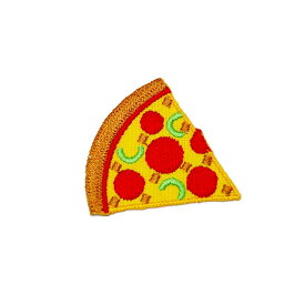 【アパレルスタッフセレクト】ワッペン アイロン ミニサイズ PIZZA ピザ 食べ物 アップリケ わっぺん 小さい アイロンで簡単貼り付け 1000円以上お買い上げでゆうパケット便送料無料【クリアランスセール開催中 全品ポイント2倍 割引クーポン発行】