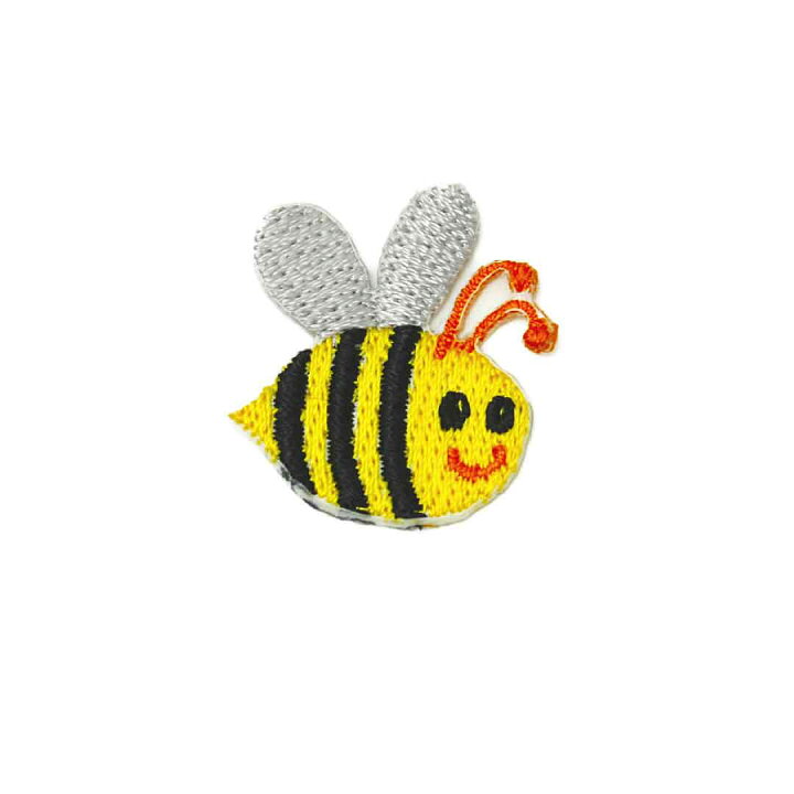 楽天市場 ワッペン アイロン ミニサイズ 蜂 はち かわいい ミツバチ アップリケ わっぺん 小さい アイロンで簡単貼り付け Global Market