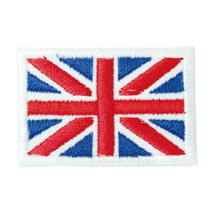 ワッペン アイロン ユニオンジャック ユニオンフラッグ イギリス イングランド 国旗 Union Flag Mサイズ アップリケ わっぺん wappen アイロンで簡単貼り付け